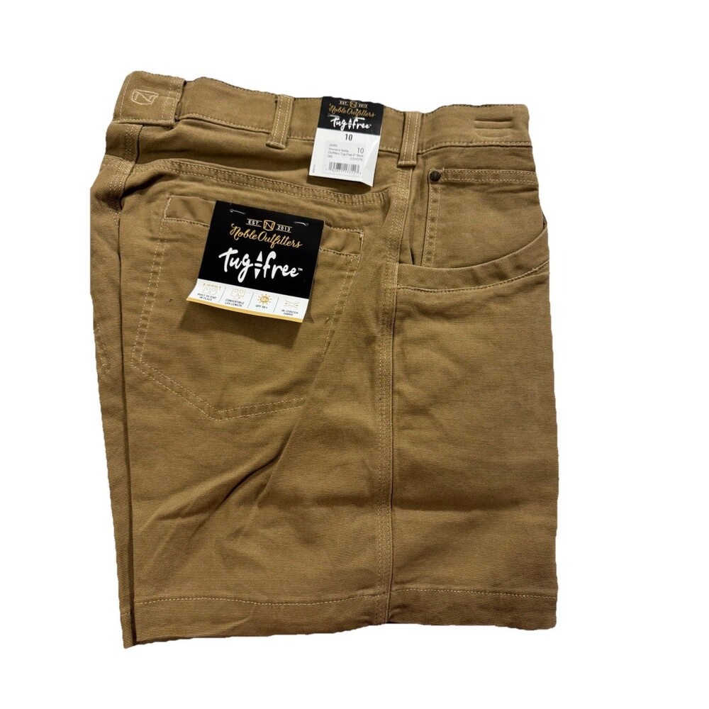 Noble Outfitters Coyote Brown 5” Shorts Size 10 New With Tags